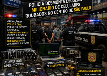 SANTA IFIGÊNIA NA MIRA: Polícia desmonta esquema milionário de celulares roubados no Centro de São Paulo
