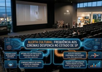 SALA VAZIA: SÃO PAULO VÊ QUEDA HISTÓRICA NO PÚBLICO DE CINEMA.