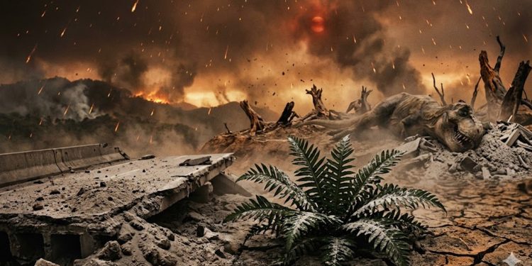 ESPERANÇA NO CAOS: RECONSTRUÍDO O CAOS QUE APAGOU OS DINOSSAUROS.