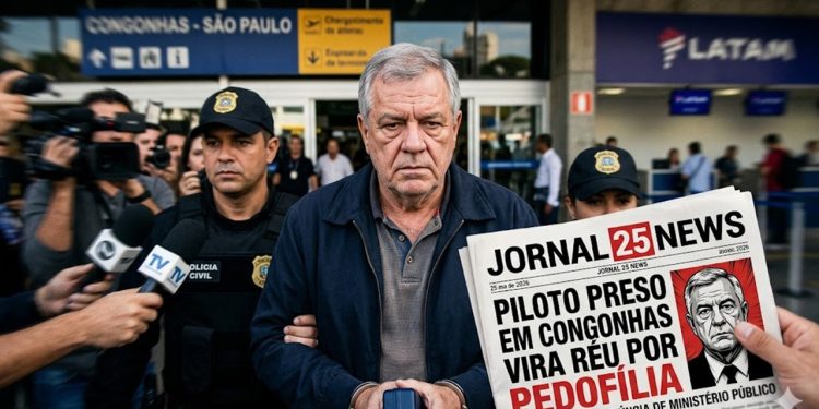 PILOTO PRESO EM CONGONHAS, VIRA RÉU POR PEDOFILIA !