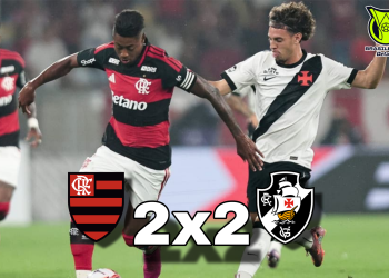 Clássico carioca termina empatado em 2 a 2 no Maracanã