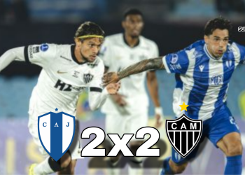 Atlético-MG vacila, sofre empate no fim e se complica na Sul-Americana