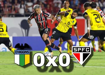 São Paulo segura empate com o O’Higgins e mantém liderança na Sul-Americana