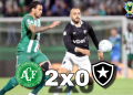 Chapecoense derruba o Botafogo na Arena Condá e garante vaga nas oitavas da Copa do Brasil