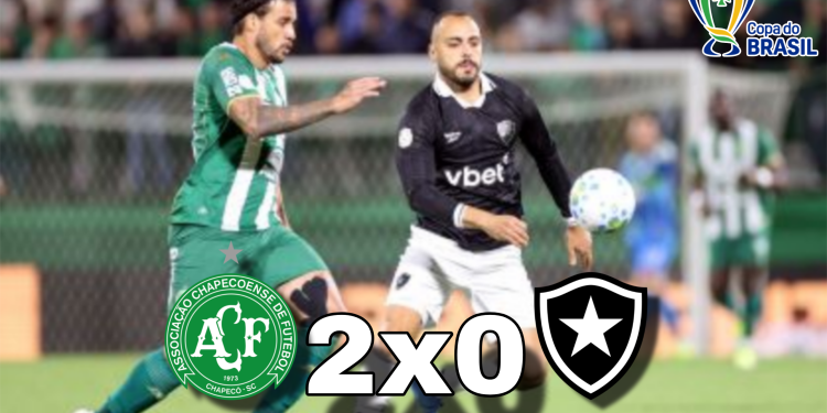 Chapecoense derruba o Botafogo na Arena Condá e garante vaga nas oitavas da Copa do Brasil
