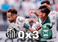 Coritiba atropela o Santos na Neo Química Arena e aprofunda crise no Brasileirão 2026