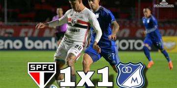 São Paulo vacila no fim e empata com o Millonarios pela Sul-Americana