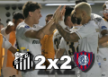 Santos deixa vitória escapar contra o San Lorenzo e se complica na Sul-Americana