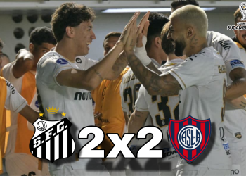 Santos deixa vitória escapar contra o San Lorenzo e se complica na Sul-Americana