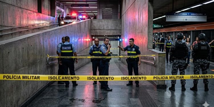 TERROR NO METRÔ: TIROTEIO DEIXA CINCO BALEADOS NA SÃO BENTO.