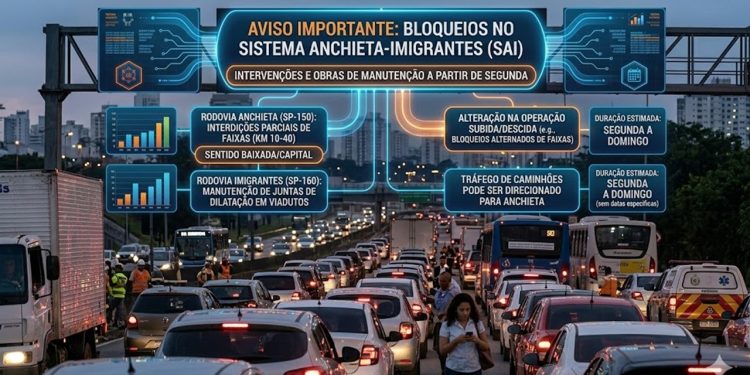 PÉ NO FREIO: OBRAS TRAVAM SISTEMA ANCHIETA-IMIGRANTES NA SERRA.