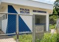 PATRIMÔNIO TRANCADO: Posto policial de R$ 300 mil vira “enfeite” na Avenida Miguel Estéfano.
