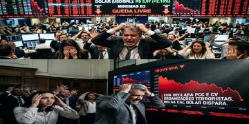 TEMPESTADE NA B3: DÓLAR DISPARA E BOLSA PAULISTA DESPENCA.