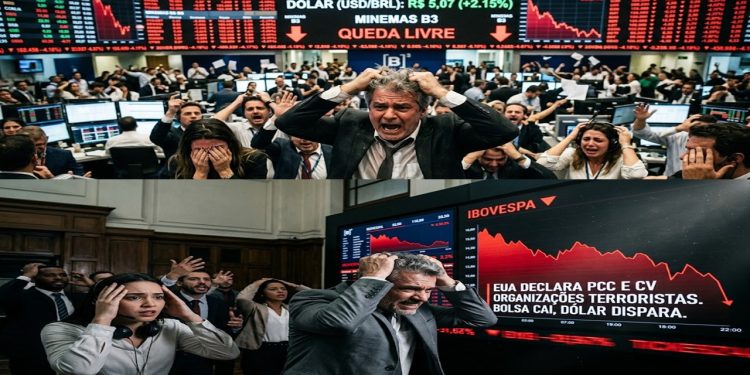 TEMPESTADE NA B3: DÓLAR DISPARA E BOLSA PAULISTA DESPENCA.