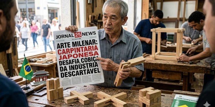 ARTE MILENAR: CARPINTARIA JAPONESA, DESAFIA COBIÇA DA INDÚSTRIA DESCARTÁVEL.