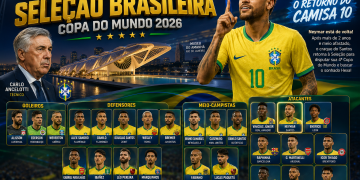 Neymar está de volta à Seleção Brasileira. Veja a Lista dos 26 convocados