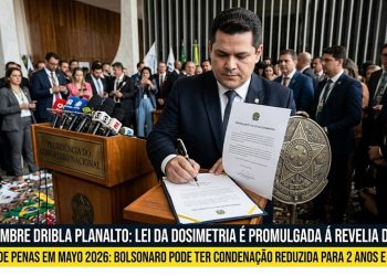 CANETADA NO SENADO: NOVA REGRA DE PENAS ENTRA EM VIGOR À REVELIA DO PLANALTO.