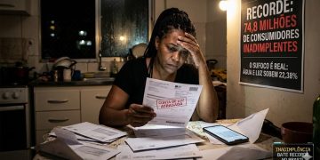 BRASIL NO VERMELHO: 75 MILHÕES DE PESSOAS ESTÃO INADIMPLENTES.