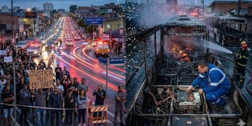 VENDAVAL DE CINZAS: Operação tática em bairro periférico culmina em interrupção de fluxo metropolitano.