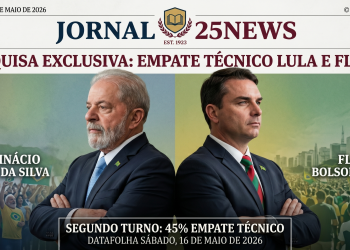 Mundo em Alerta: Reuters e Agências Internacionais Repercutem Empate Técnico Absoluto Entre Lula e Flávio Bolsonaro