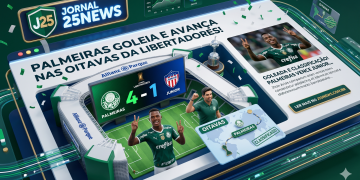 Palmeiras goleia o Juior Barranquilla por 4×1 e carimba vaga nas oitavas da Libertadores