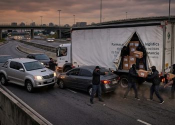 GUERRA NA ANHANGUERA: QUADRILHA ROUBA R$ 6 MILHÕES EM REMÉDIOS.