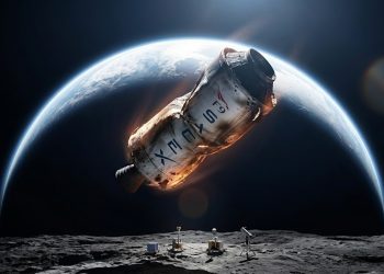 ALVO NO CÉU: Destroço de missão privada ruma para impacto violento contra satélite natural.