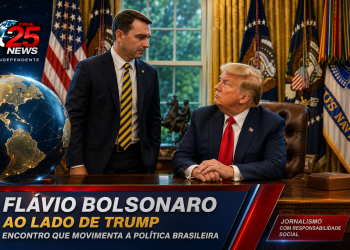 TRUMP, FLÁVIO E O TABULEIRO ELEITORAL: ENCONTRO NOS EUA VIRA ARMA POLÍTICA EM 2026