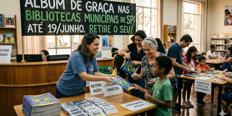 COPA DE GRAÇA: PREFEITURA DISTRIBUI ÁLBUNS EM BIBLIOTECAS DE SP.