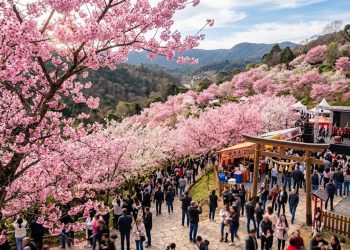FESTA NA SERRA: Cerejeiras florescem e atraem paulistanos a Campos.