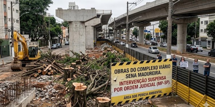 FREIO NA AVENIDA: MP EXIGE PARADA IMEDIATA DE OBRA BILIONÁRIA