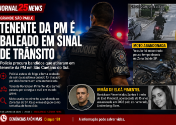 Tenente da PM é baleado na Grande São Paulo; polícia procura autores do atentado