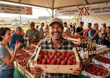 SABOR DO CAMPO: FESTA DO MORANGO VALORIZA O PRODUTOR NACIONAL.
