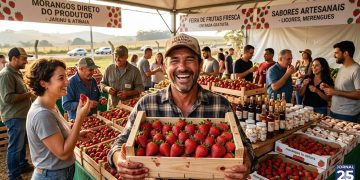 SABOR DO CAMPO: FESTA DO MORANGO VALORIZA O PRODUTOR NACIONAL.