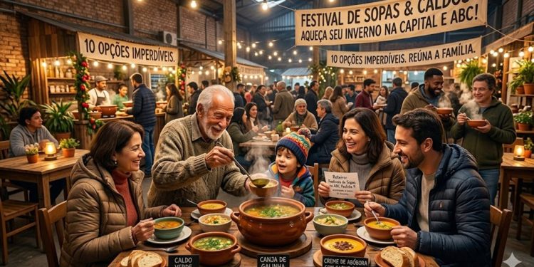 FESTIVAIS DE SOPAS E CALDOS AQUECEM INVERNO EM SÃO PAULO.