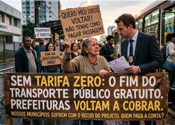FIM DA TARIFA ZERO: OITO CIDADES VOLTAM A COBRAR PASSAGEM.