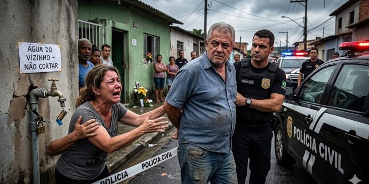 FÚRIA VIZINHA: PRESO SUSPEITO DE MATAR MULHER POR ÁGUA