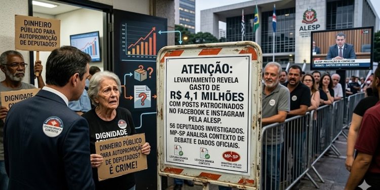 DEPUTADOS DE SÃO PAULO TORRAM QUATRO MILHÕES NAS REDES SOCIAIS.