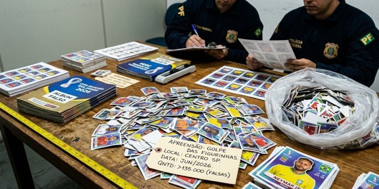 MÁFIA DA COPA: DEIC DESMANTELA GOLPE DA FIGURINHA FALSA.
