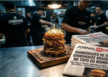 HAMBÚRGUER DE OURO: Casa de SP entra em ranking mundial.