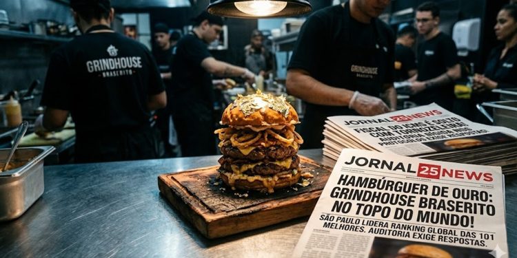 HAMBÚRGUER DE OURO: Casa de SP entra em ranking mundial.