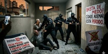 FALSA POLÍCIA: Bando invade casa e espanca família na capital.