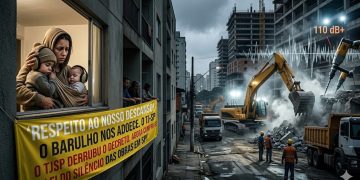 FIM DA ZORRA: JUSTIÇA PROÍBE OBRAS BARULHENTAS EM SP