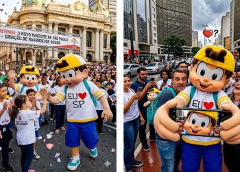 MAURICIO DE SOUSA DESENHA O PAULISTINHA, NOVO MASCOTE DE SP