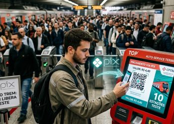 PIX NO TREM: CPTM libera teste em dez estações paulistas.