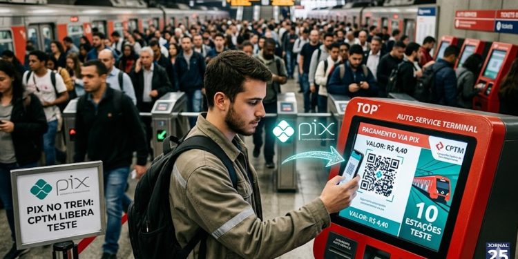 PIX NO TREM: CPTM libera teste em dez estações paulistas.