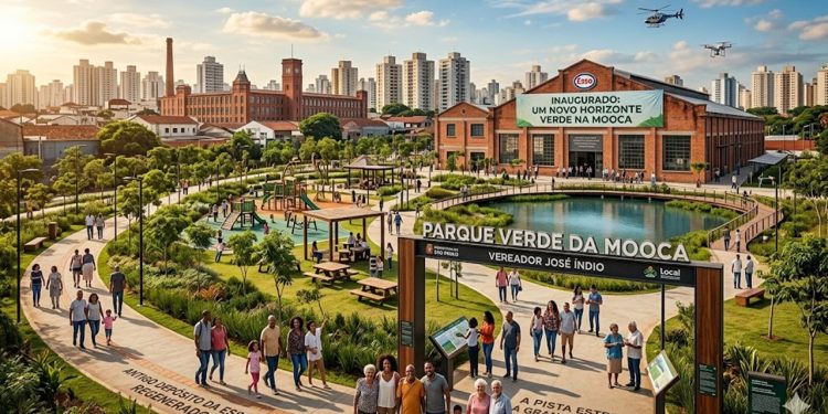 PULMÃO DA MOOCA: Antiga área contaminada vira parque de lazer.