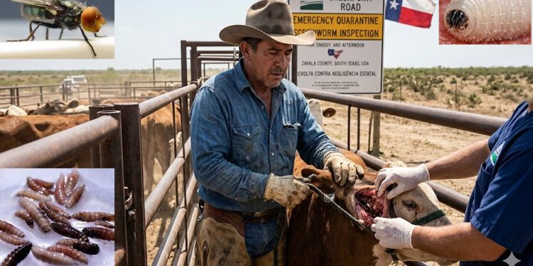 PRAGA DO PASSADO: MOSCA COMEDORA DE CARNE RESSURGE NOS EUA.