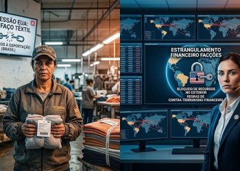 PRESSÃO AMERICANA: TRUMP SUFOCA INDÚSTRIA E ASFIXIA FACÇÕES.