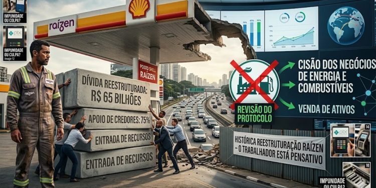 RUÍNA DE GIGANTE: Credores engolem 80% da dona da Shell.